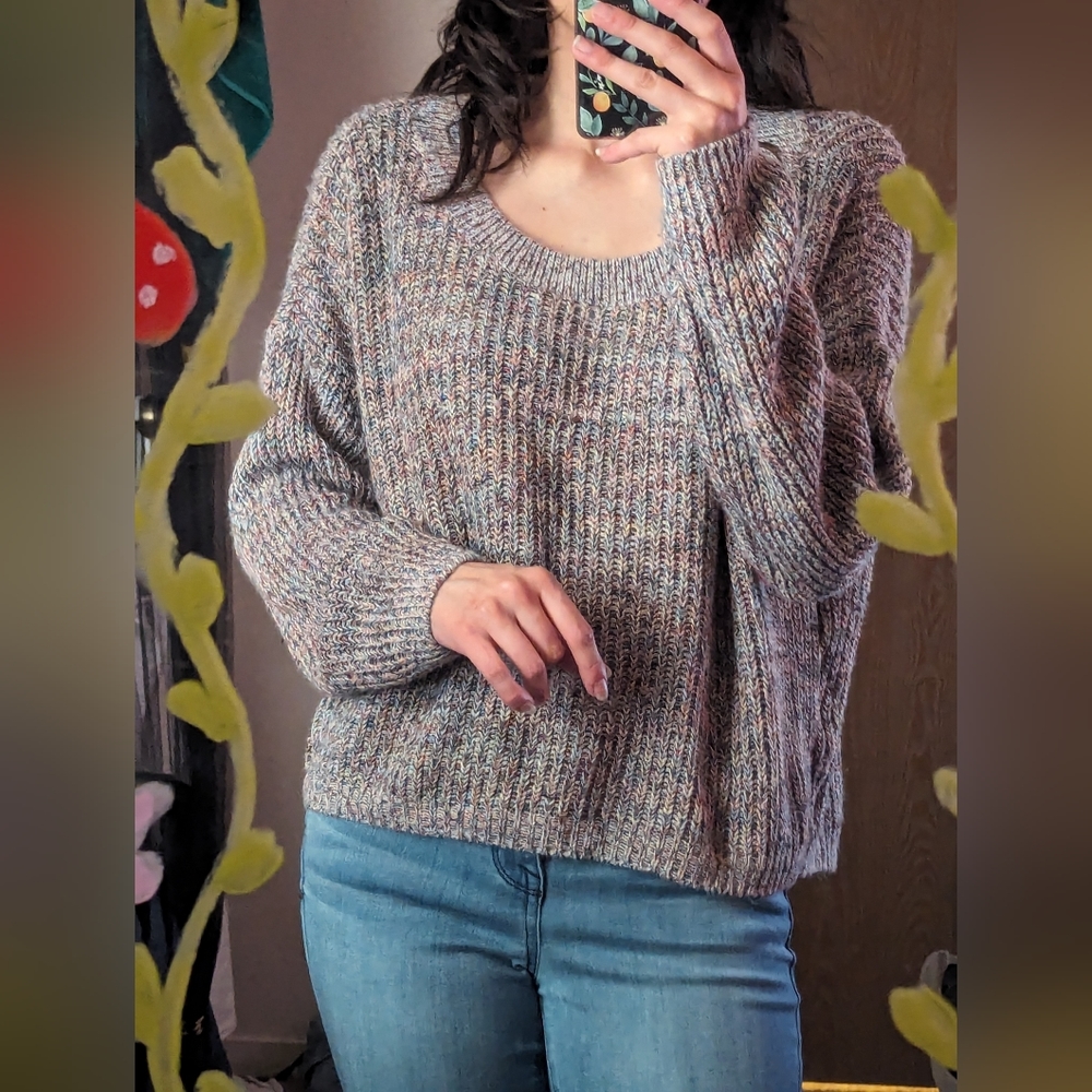 Gray Knit Sweater